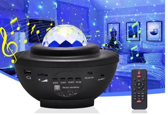 LED Star Galaxy Projector & Speaker