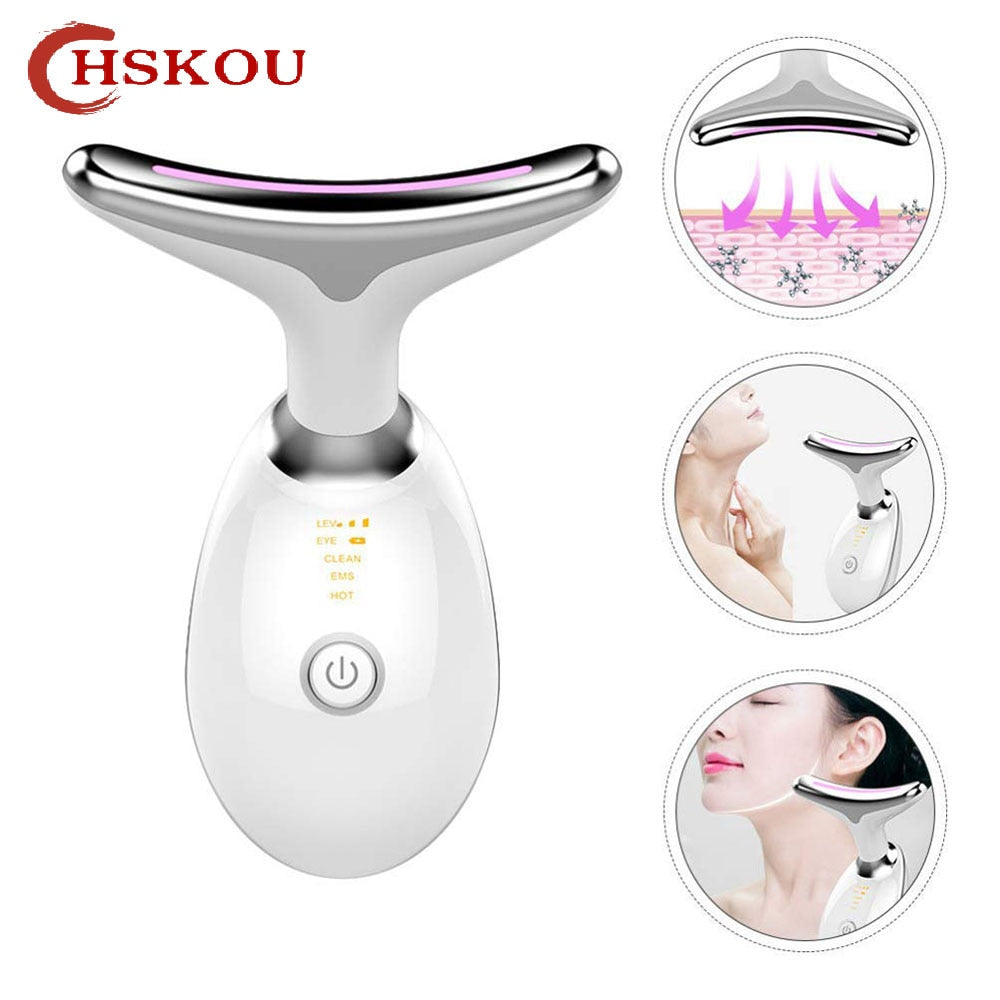 LED Face and Neck Beauty Photon Device