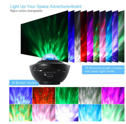 LED Star Galaxy Projector & Speaker